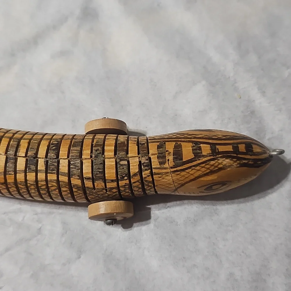 Vintage Wooden Fish Toy